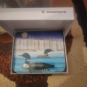 Jason Designer Midnight Loon Coasters